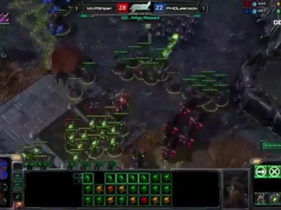 2012 GSL S5 CodeS RO8 MVP_Sniper[Z] VS FXO_Leenock[Z] Set3