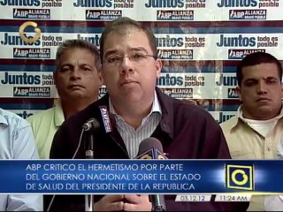 Cipriano Heredia: "Hay una ausencia temporal del Presidente de la República"