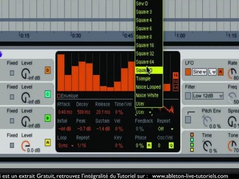 ABLETON LIVE TUTORIELS : L'Operator d'Ableton Live