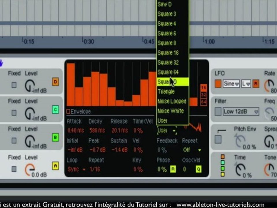 ABLETON LIVE TUTORIELS : L'Operator d'Ableton Live