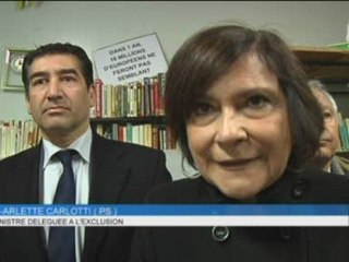 Marie-Arlette Carlotti au chevet du secours populaire