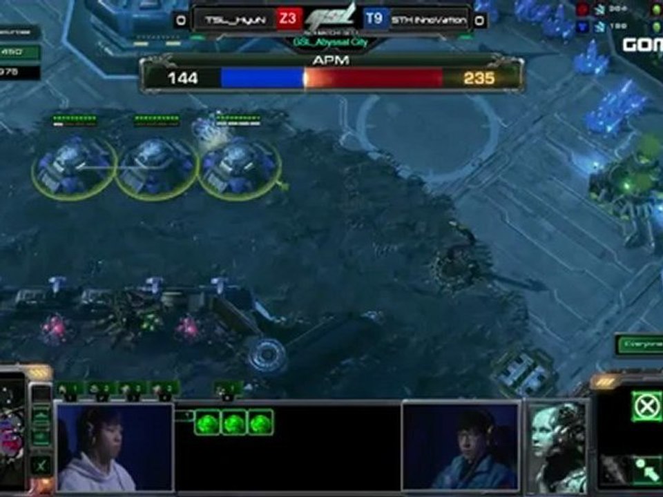 2012 GSL S5 CodeS RO4 STX_INnoVation[T] VS TSL_HyuN[Z] Set1