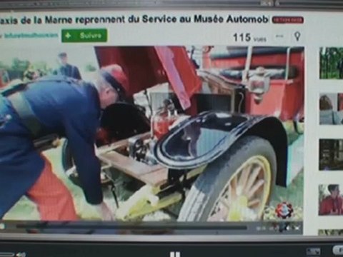 le clin d'oeil d'ARTE au musée de l'automobile de Mulhouse et au Journal le furet mulhousien