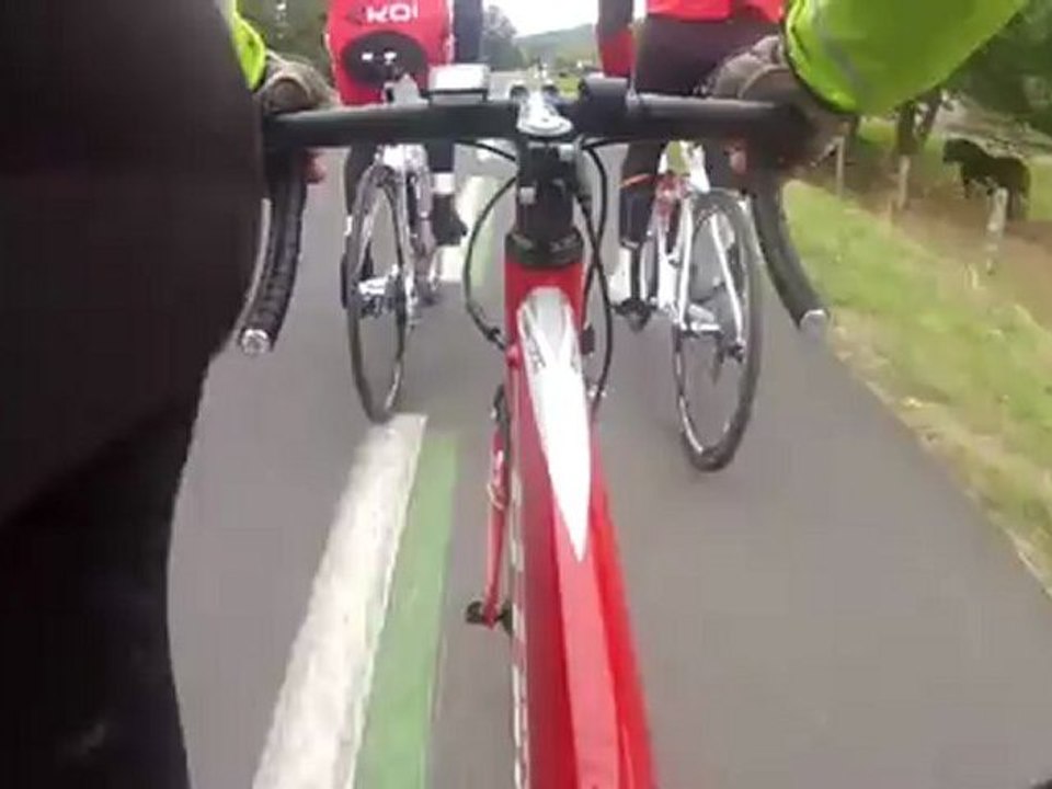 les copain du tour de France sont venus a Aurillac