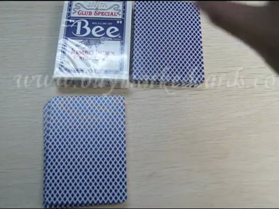 POKER-PLAYING-CARDS--Bee-Blue--Poker-Card-Trick