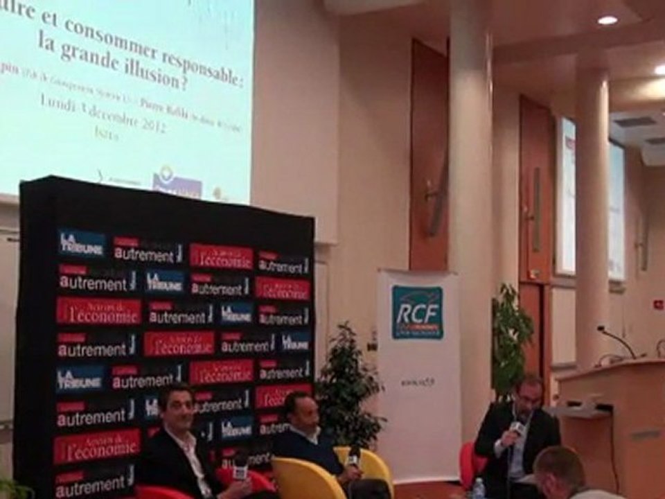 Serge Papin et Pierre Rabhi : Produire et Consommer responsable: la grande illusion? partie N°1