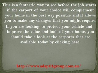 Carports are no Longer Second Best