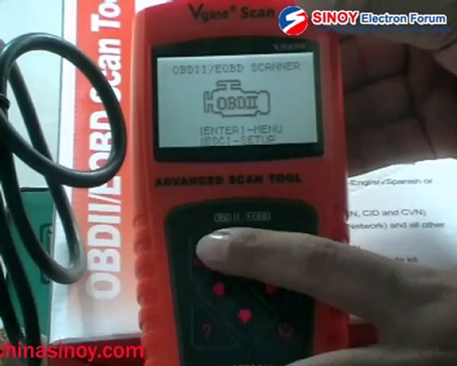 how to use VS600 VgateScan Advanced OBDII/EOBD Scanner