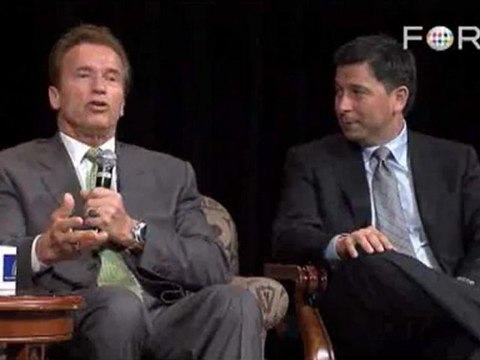 Schwarzenegger Defends California Emissions Laws