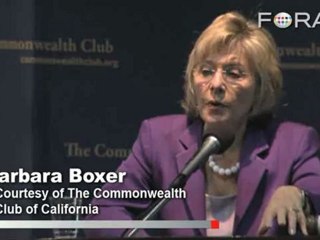 Sen. Boxer Advocates for Afghanistan Exit Strategy