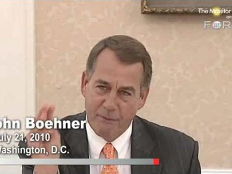 Minority Leader Boehner Says Don't Dismiss the Tea Party