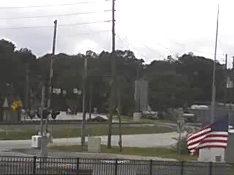 Norfolk Southern autorack with two containers west through Austell Ga. 001