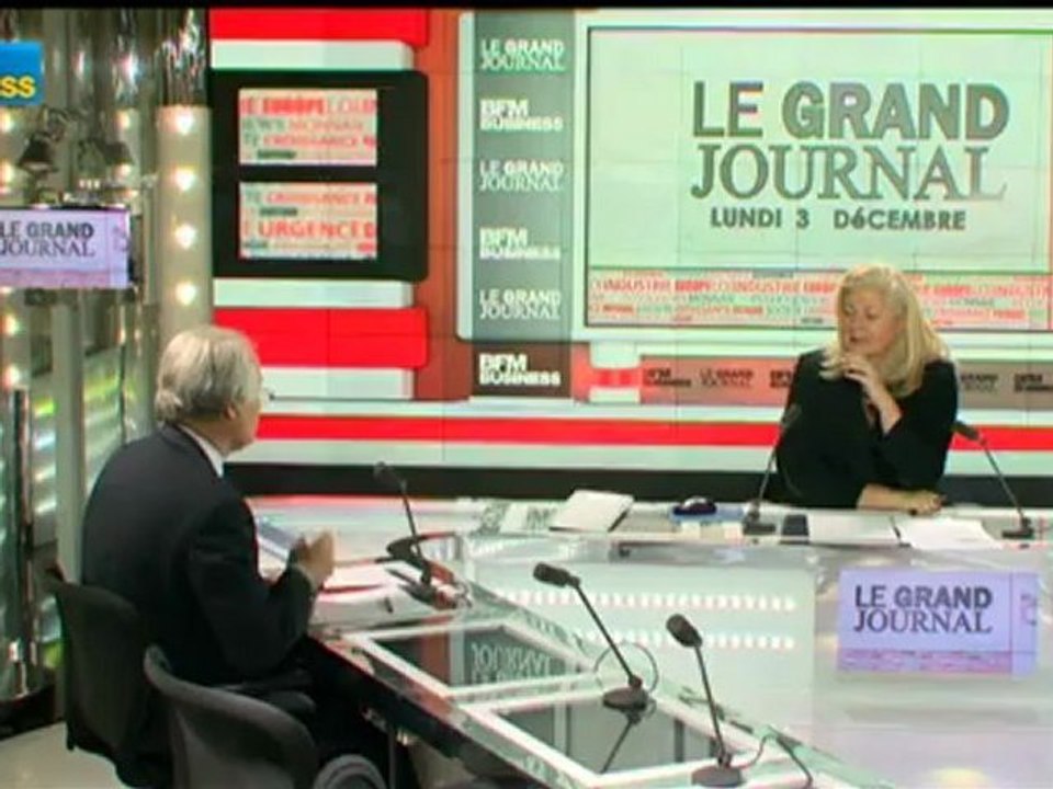 03/12 BFM : Le Grand Journal d’Hedwige Chevrillon - Alain Madelin et Jean-François Roubaud 3/4