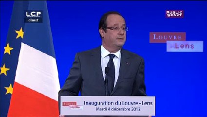 Évènements : François Hollande inaugure le Louvre-Lens