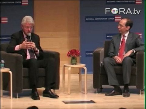 Bill Clinton: Losers and Loners Make Democracy 'Sing'