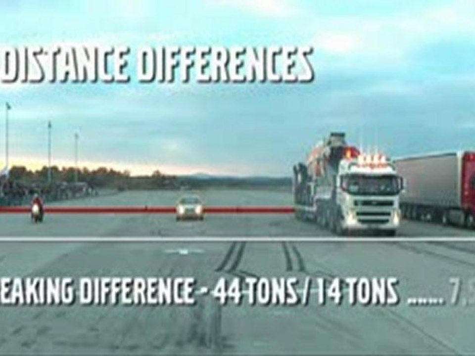 Freinage vl vs moto vs 14t vs 44t adhérence optimum