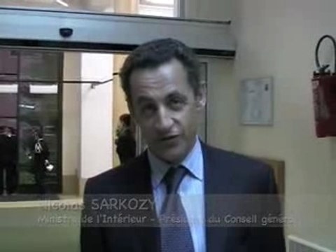 Sarkozy, voeux Puteaux 2006