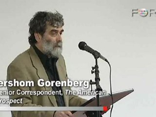 Gershom Gorenberg Denounces One-State Solution in Israel