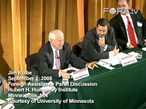 Jim Kolbe Suggests 3 USAID Reforms