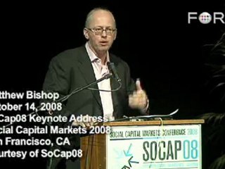 Matthew Bishop on Bill Gates' Idea of Creative Capitalism