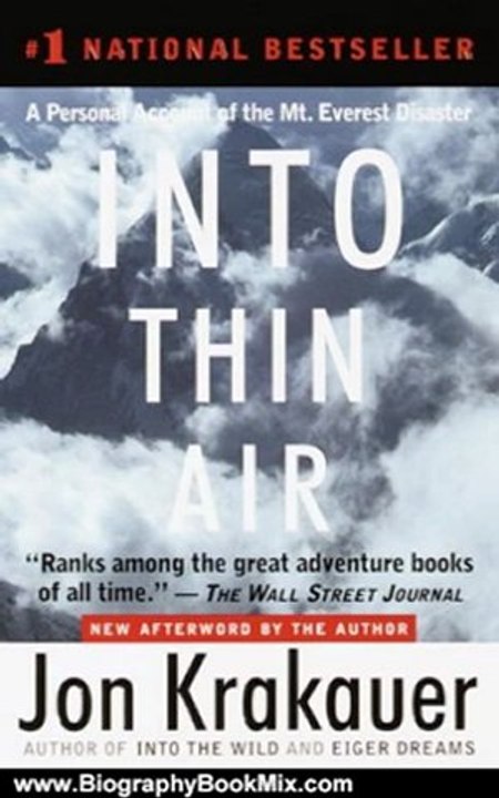 Biography Book Review: Into Thin Air by Jon Krakauer