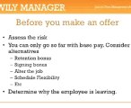 Managing the Counter Offer - A How To Guide for Busy Managers