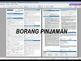 Download Borang Pinjaman Peribadi Bank Rakyat