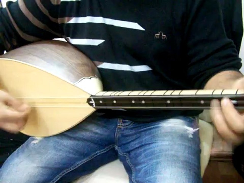 kısa sap mat ceviz profesyonel bağlama