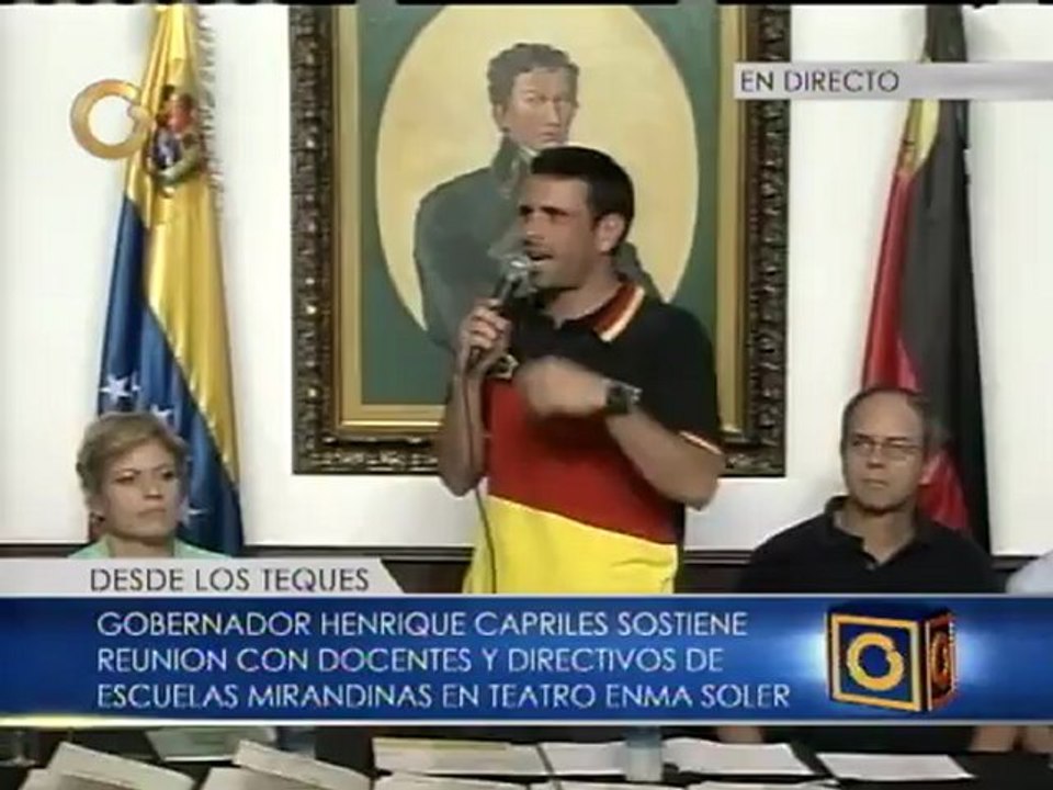 Capriles dice que la clave en la educación está en la calidad, el acceso y los docentes