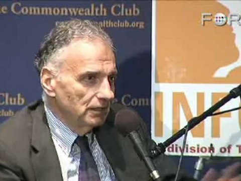 Ralph Nader Discusses Being Scapegoated 2000