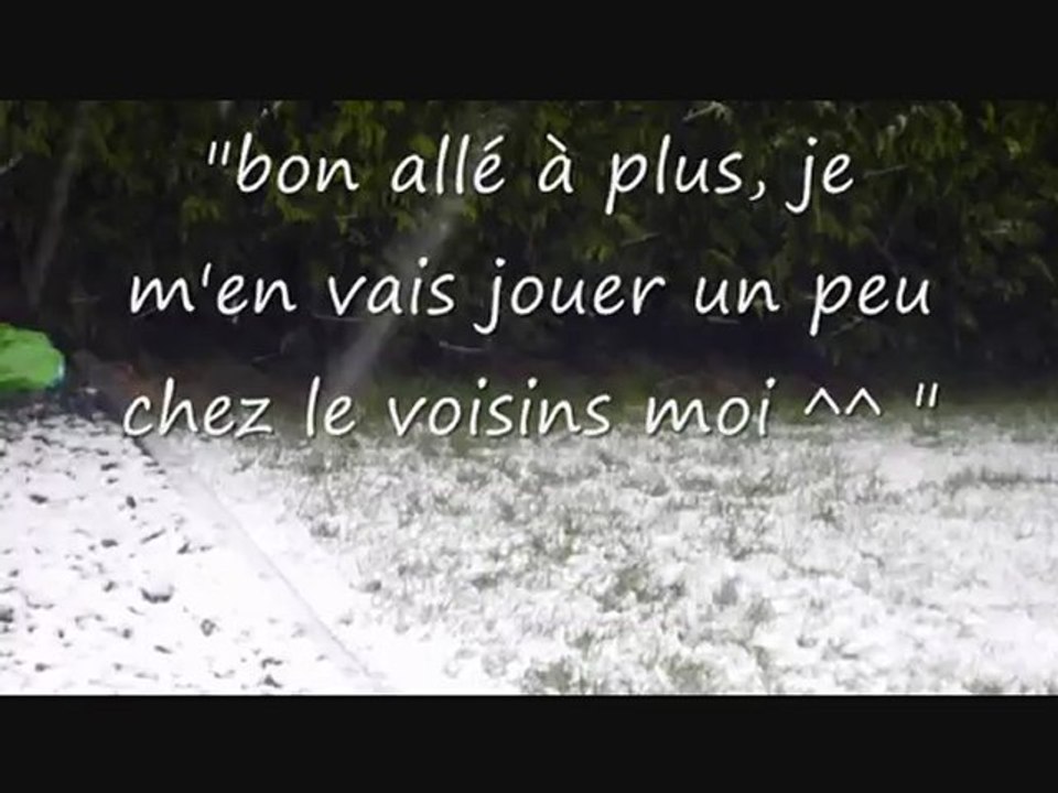 Kenzie kiffe grave la neige !!