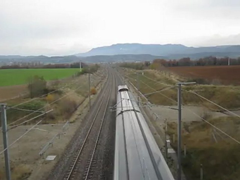 TGV entre Eurre et Grane.