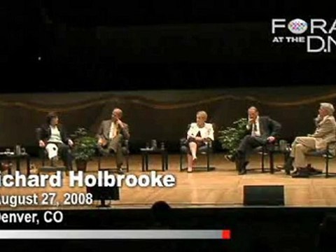 Richard Holbrooke Stresses Coalition Building