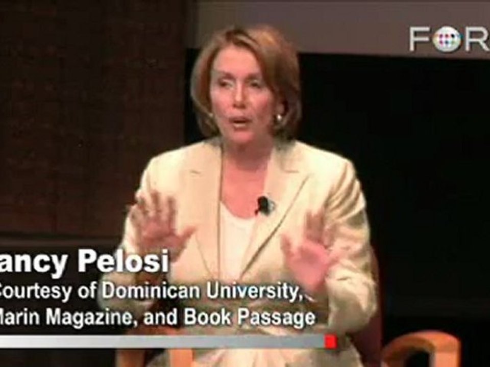 Nancy Pelosi on Being a Woman in Congress