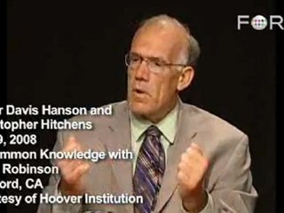 Hitchens and Hanson Discuss the Cult of Churchill