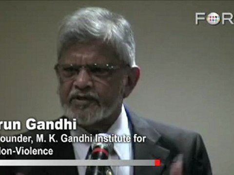 Arun Gandhi and the Sunanda Gandhi Memorial School