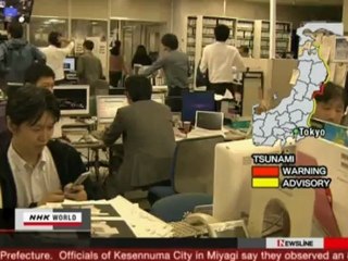 Japan earthquake video: Amateur and news footage