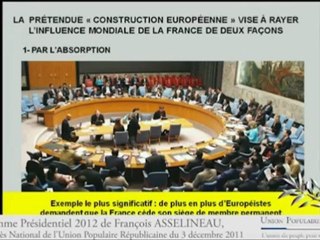 programme d'Asselineau 8-10 Présidentielle 2012