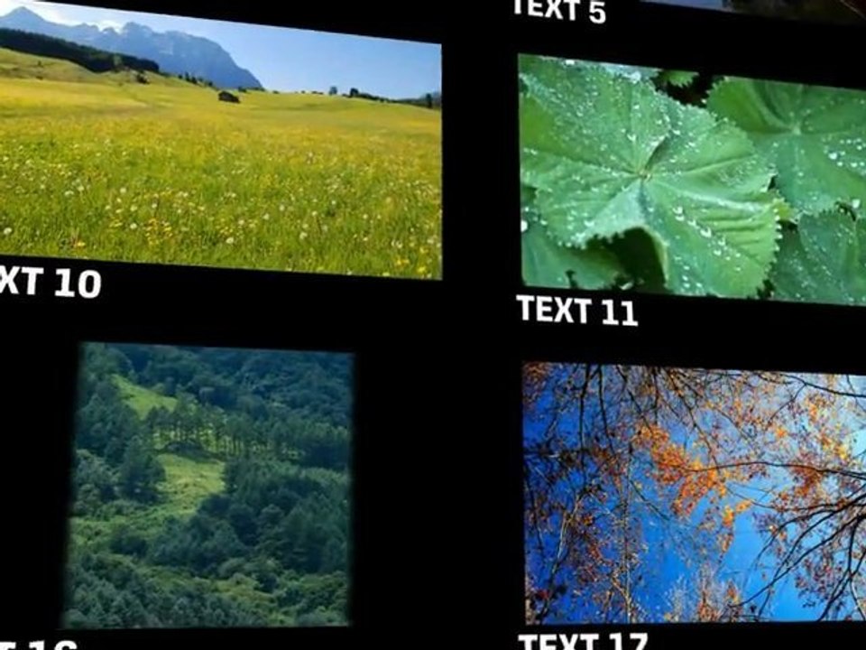 After Effects Template HD Elegant Video Wall