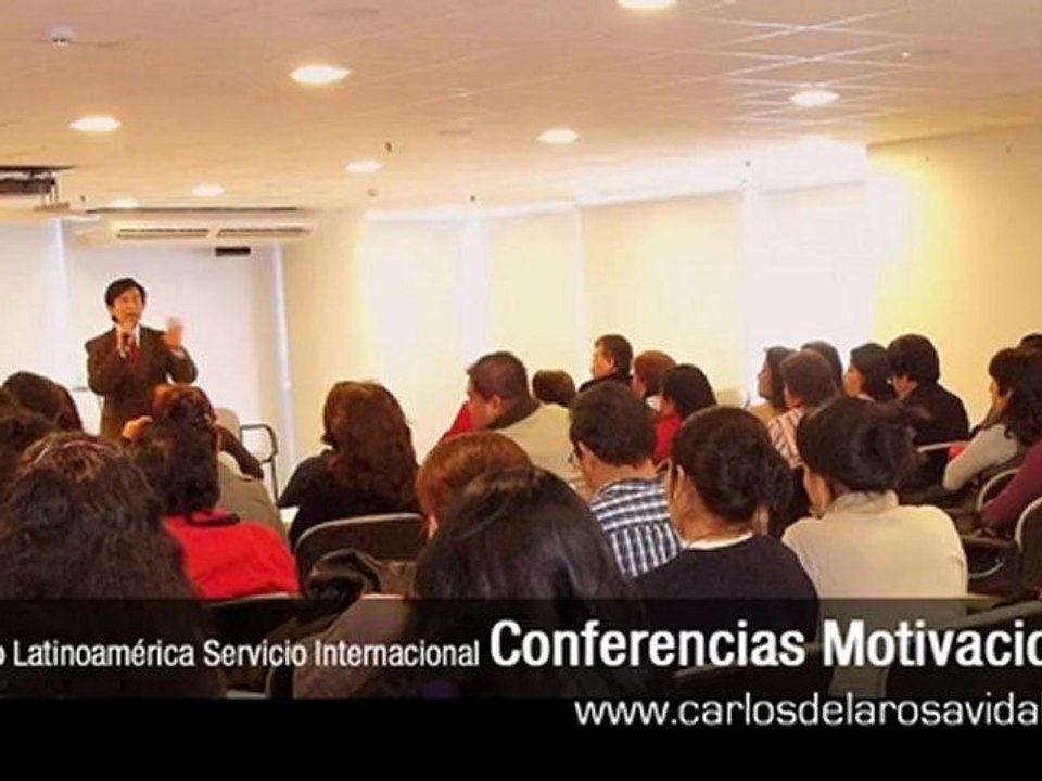 Conferencista y Motivador Internacional Carlos de la Rosa Vidal