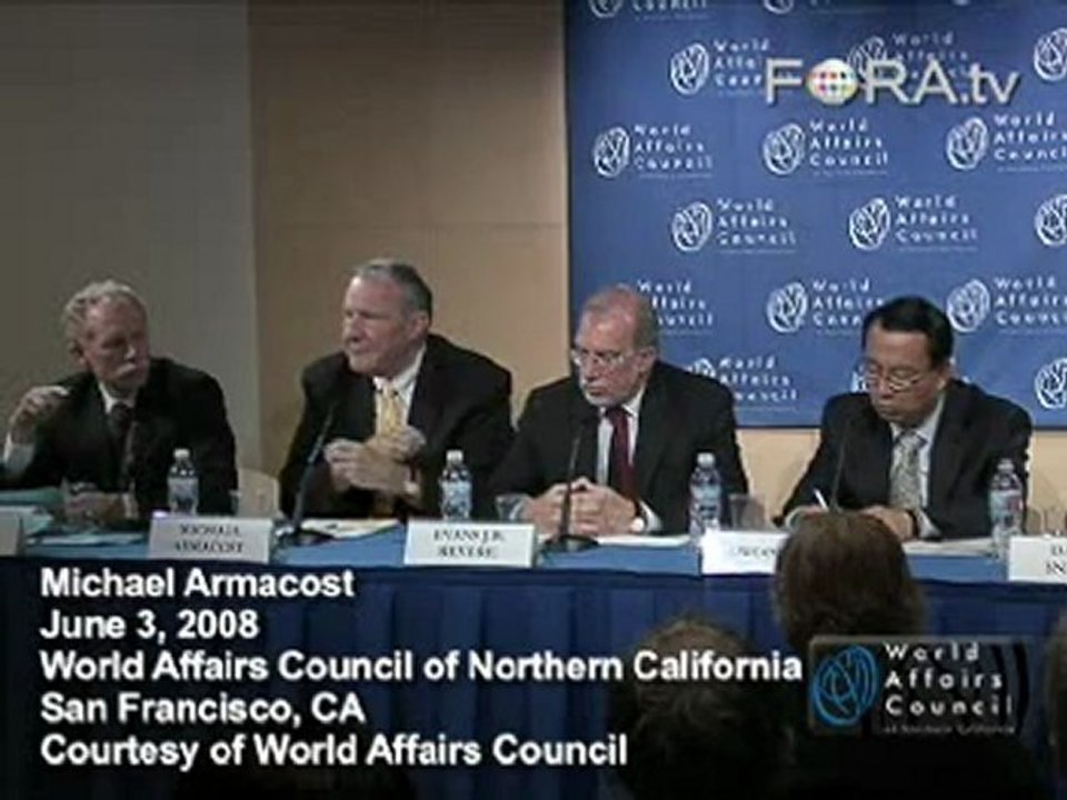 Armacost Calls Middle Eastern Prioritizing a Threat