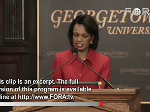 Condoleezza Rice Plans to Modernize American Diplomacy