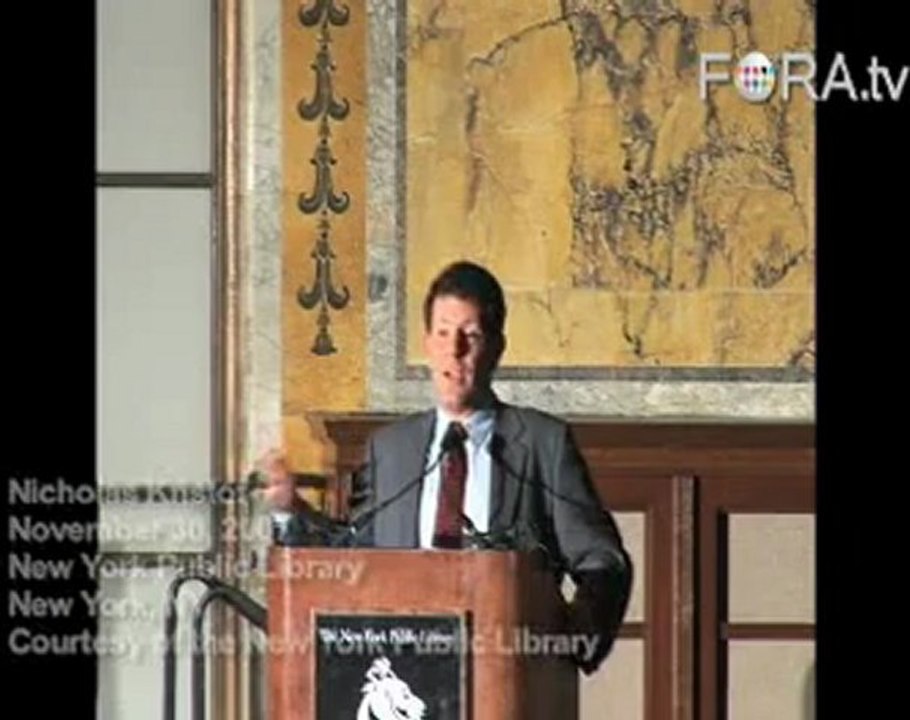 Nicholas Kristof Explains Why He Writes About Darfur