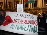 Layli interview lors de la conférence /  Débat  Libourne pour Un Etat Palestinien