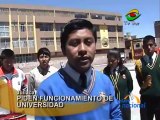 Escolares protestan por funcionamiento de Universidad Nacional de Juliaca