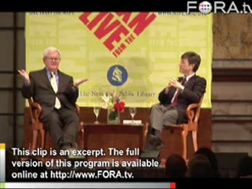 Newt Gingrich and Jeffrey Sachs on Oil in Iraq