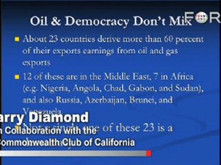 Larry Diamond on Democracy and Oil