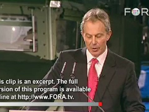 Tony Blair on Hard and Soft Power
