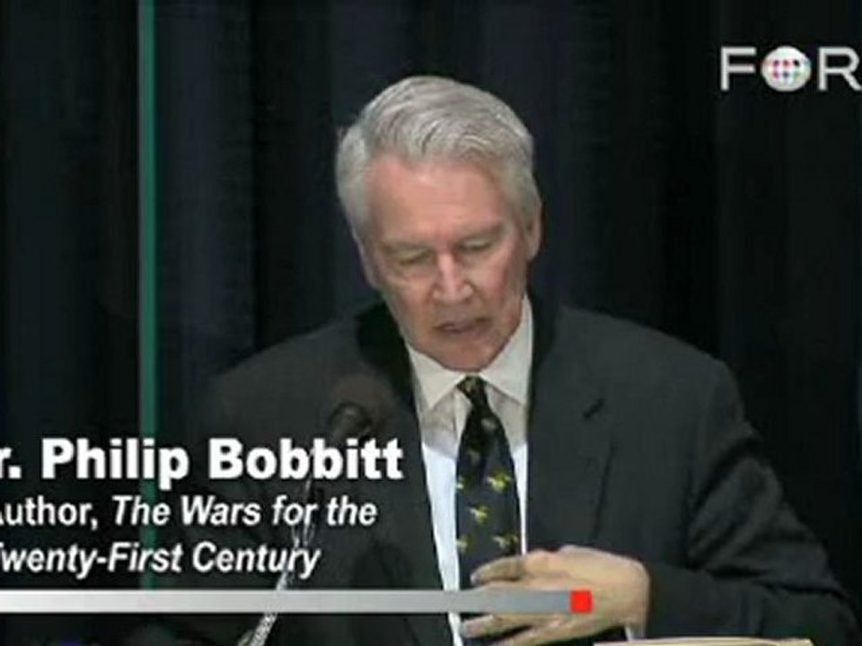 Philip Bobbitt on Terrorism as a Means to an End
