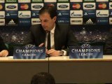 Allegri, decepcionado por la derrota